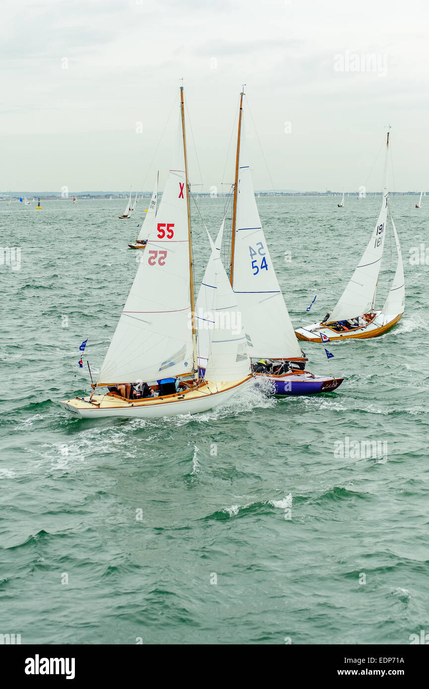 Aberdeen Asset Management Cowes week Stock Photo