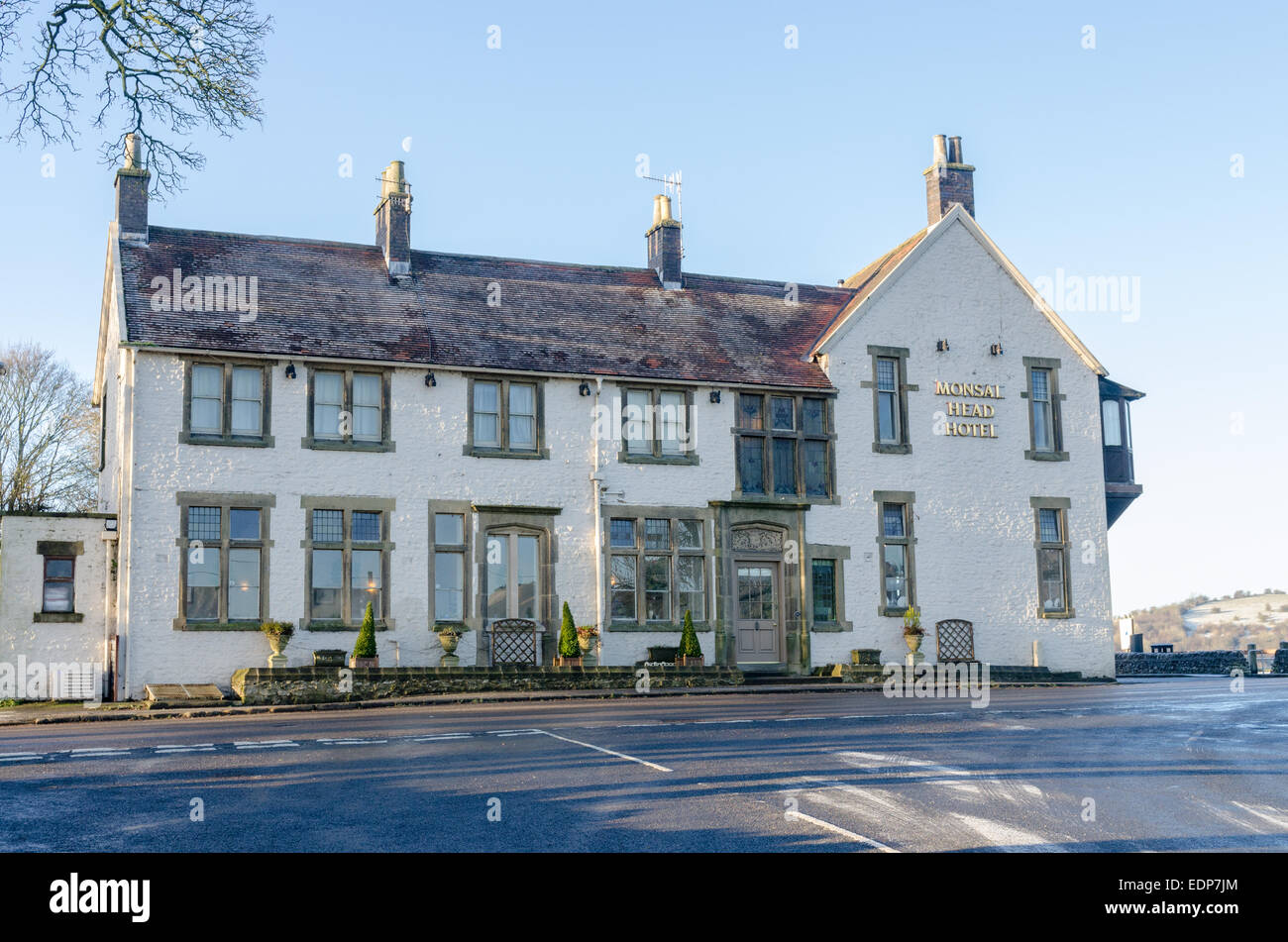 Monsal Head Hotel which overlooks Monsal Dale in the Derbyshire Peak