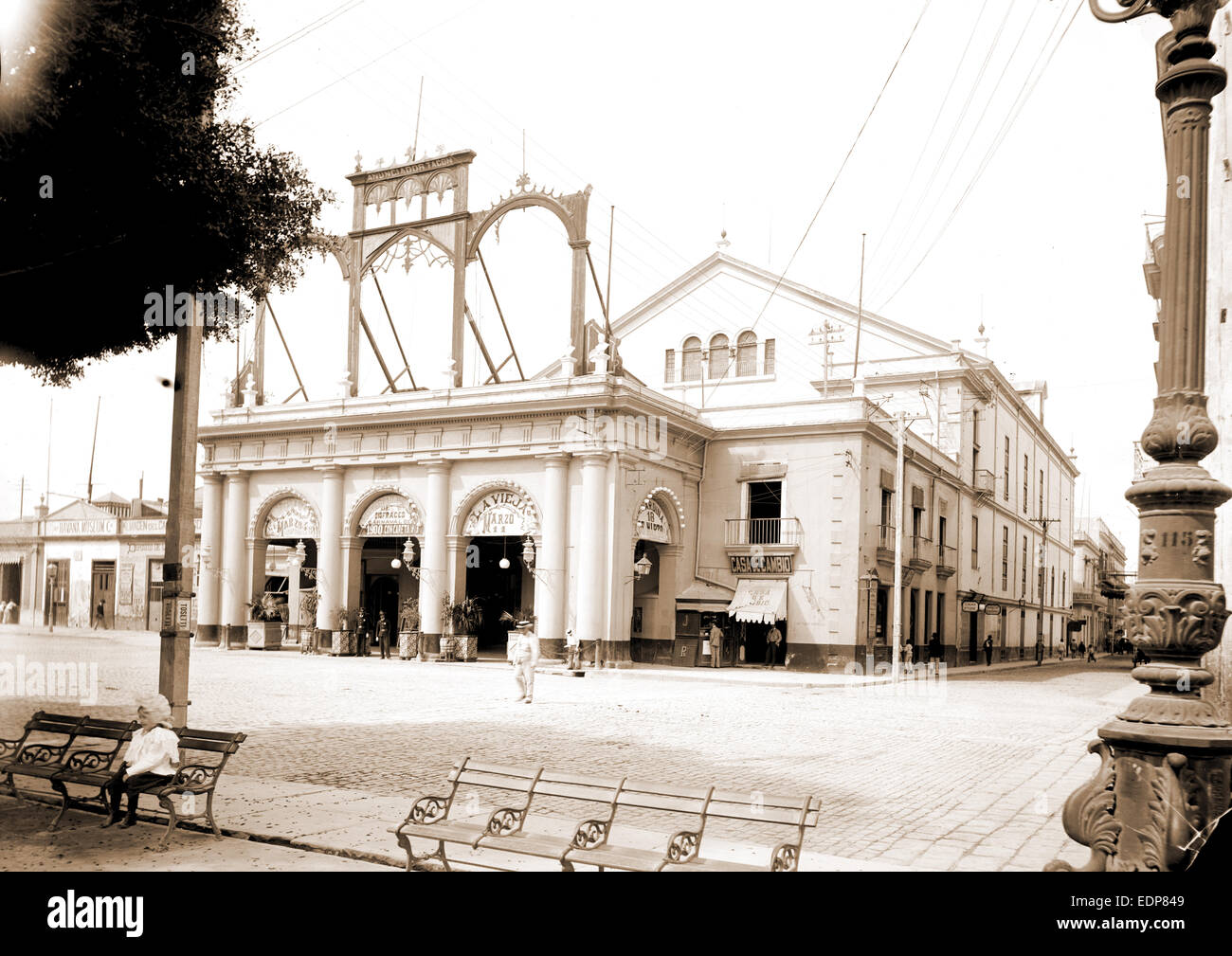 Tacon Theatre, Havana, Cuba, Teatro Nacional (Havana, Cuba), Theaters, Cuba, Havana, 1900 Stock Photo
