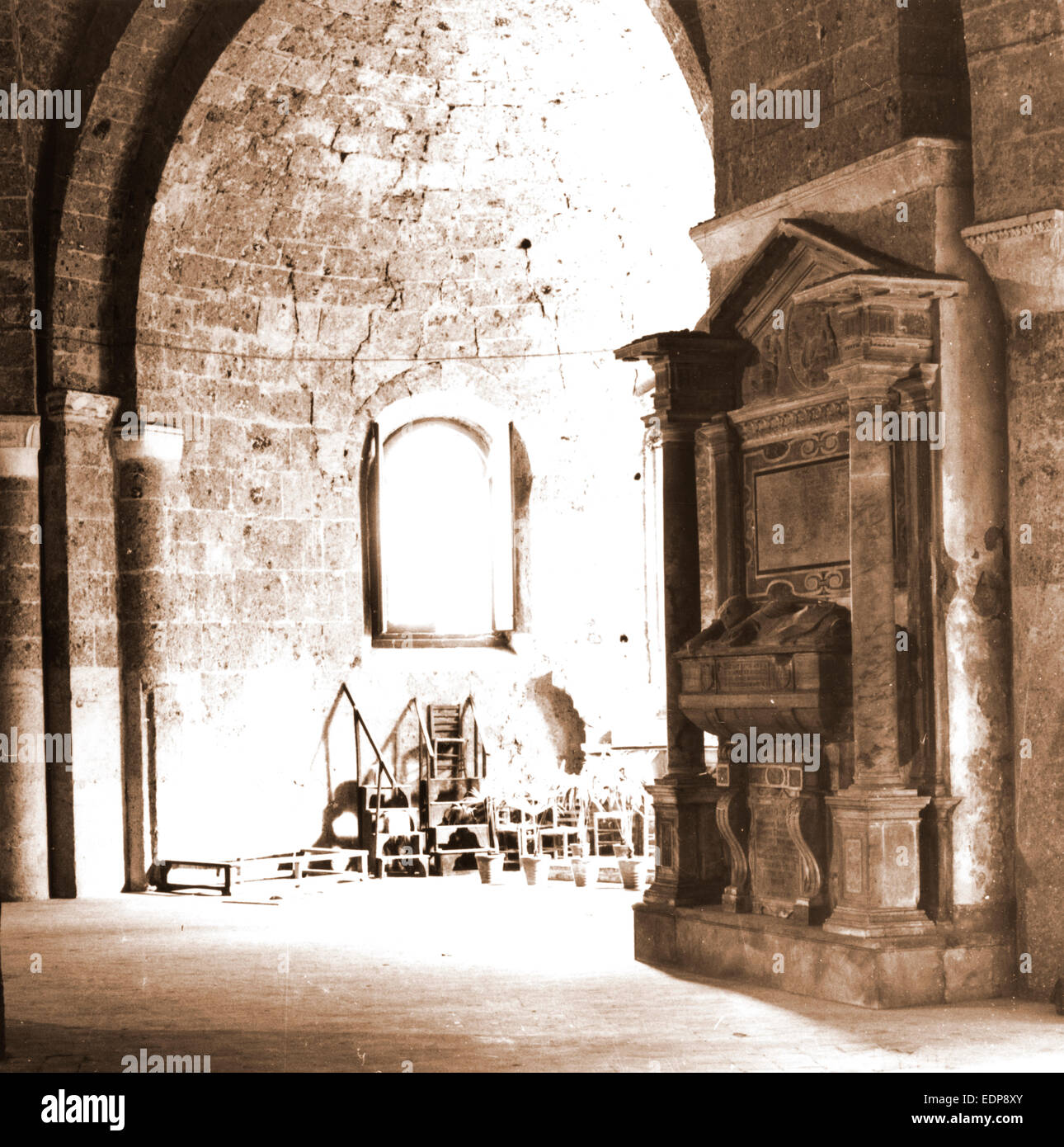 Campania, Caserta, Aversa, S. Paolo, Cathedral, Italy, 20th century, photo, photography, Europe Stock Photo