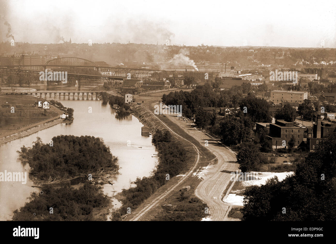 United states minn hi res stock - St Paul Minn Rivers Islands United States Minnesota Saint Paul United EDP9GC 