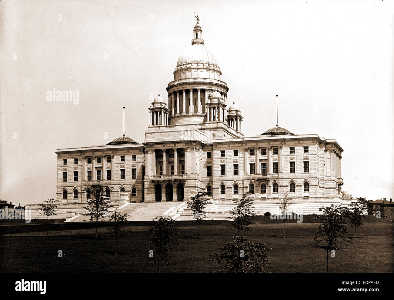 State Capitol, Providence, R.I, Capitols, United States, Rhode Island, Providence, 1906 Stock Photo