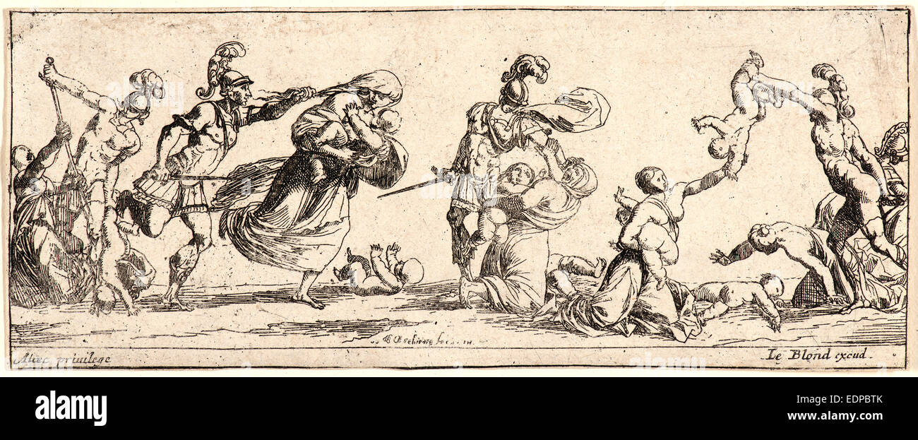 Pierre Brebiette (French, ca. 1598 1650). Slaughter of the Innocents