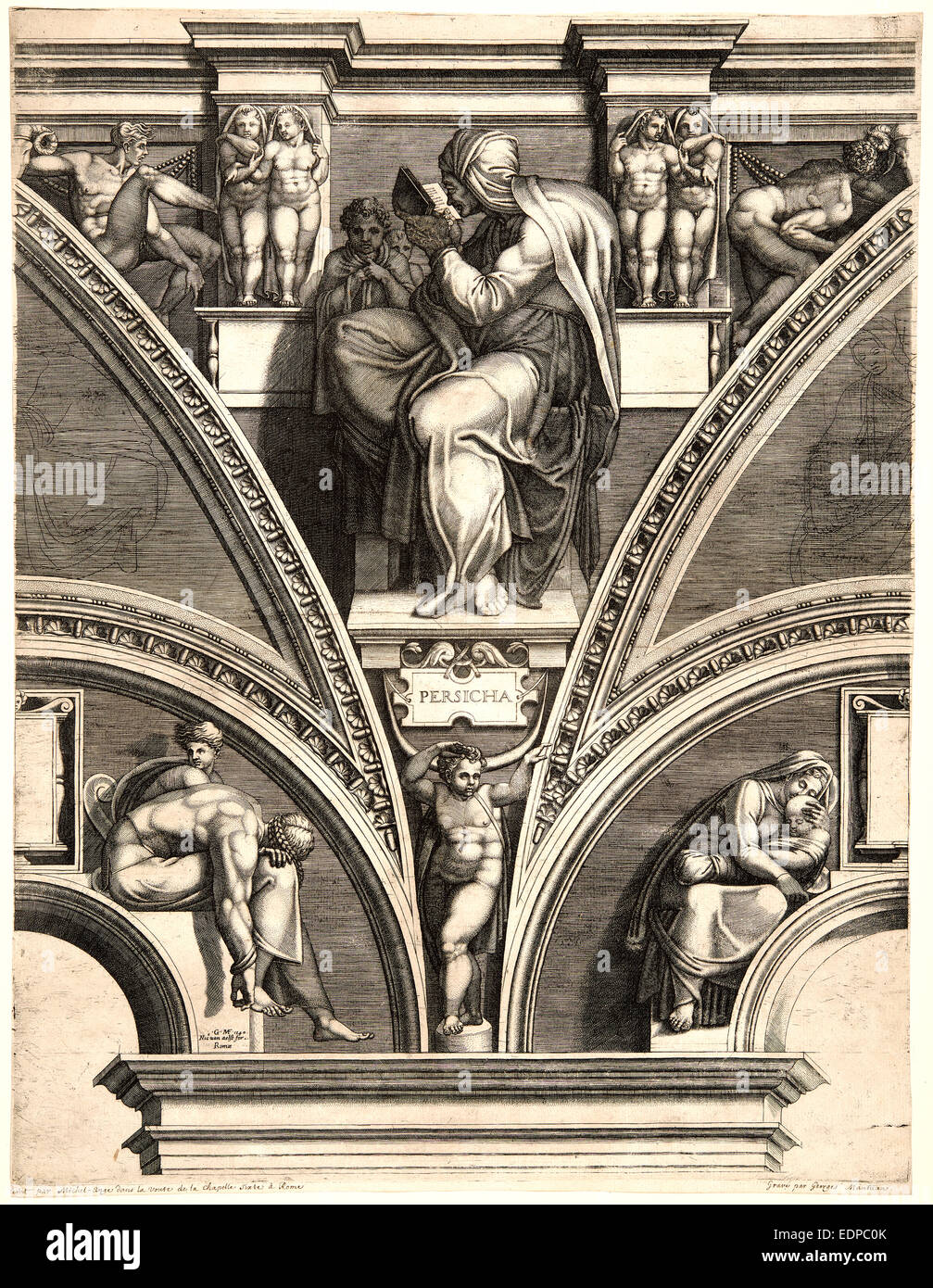 Ghisi (Italian, 15201582) after Michelangelo Buonarroti