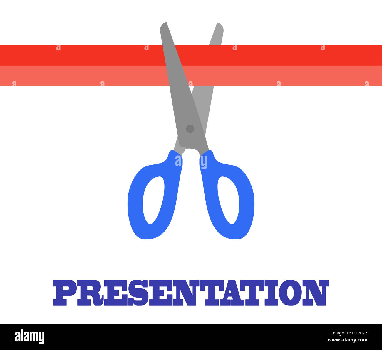 Scissors Cutting Red Ribbon Stock Illustration - Download Image Now - Icon  Symbol, Adhesive Tape, Cutting - iStock