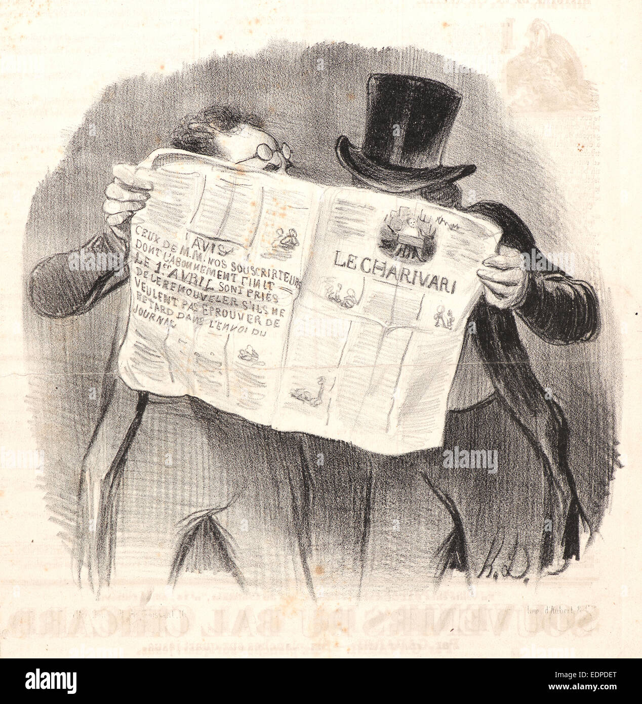 La lecture du charivari hires stock photography and images Alamy