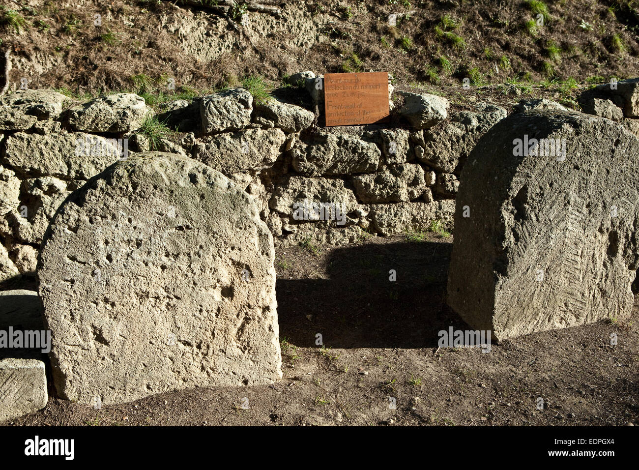 Archaeological site of Saint Blaise (Bouches-du-Rhône (France) Stock Photo