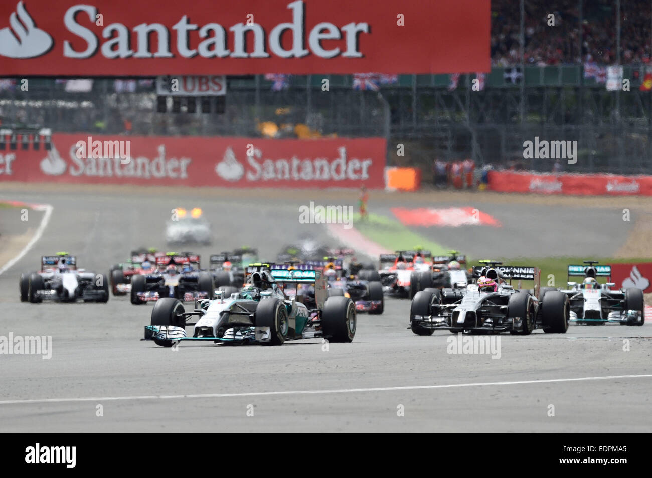 2014 Formula 1 Santander Silverstone British Grand Prix - Race Day ...