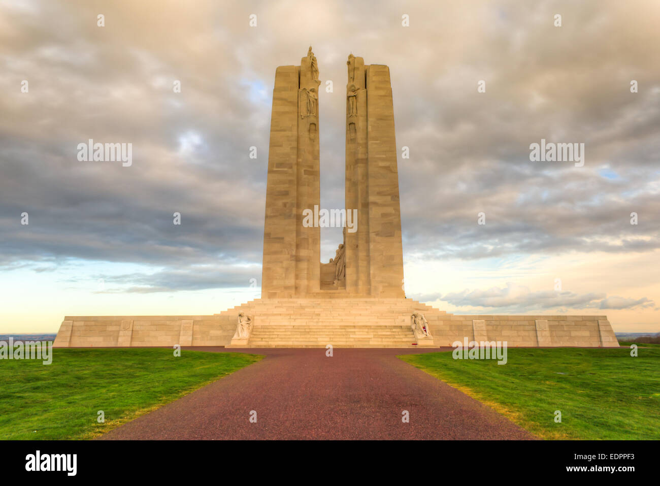 The Canadian National Vimy Ridge Memorial in France Stock Photo