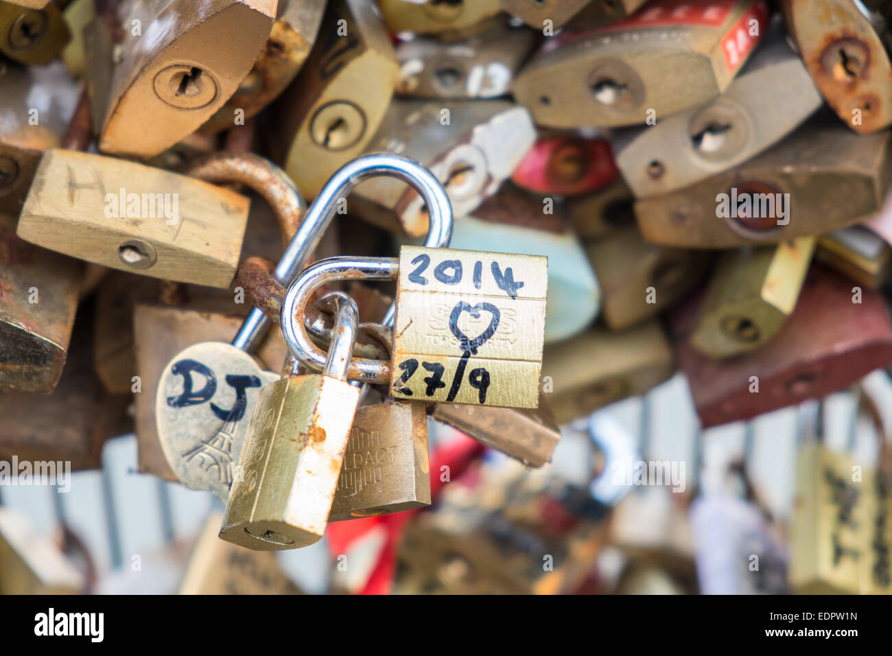 keys,padlocks,love, partners,tender, padlock,joining, together,passion,passionate,hearts,romance,attached,locked,railing,Paris Stock Photo