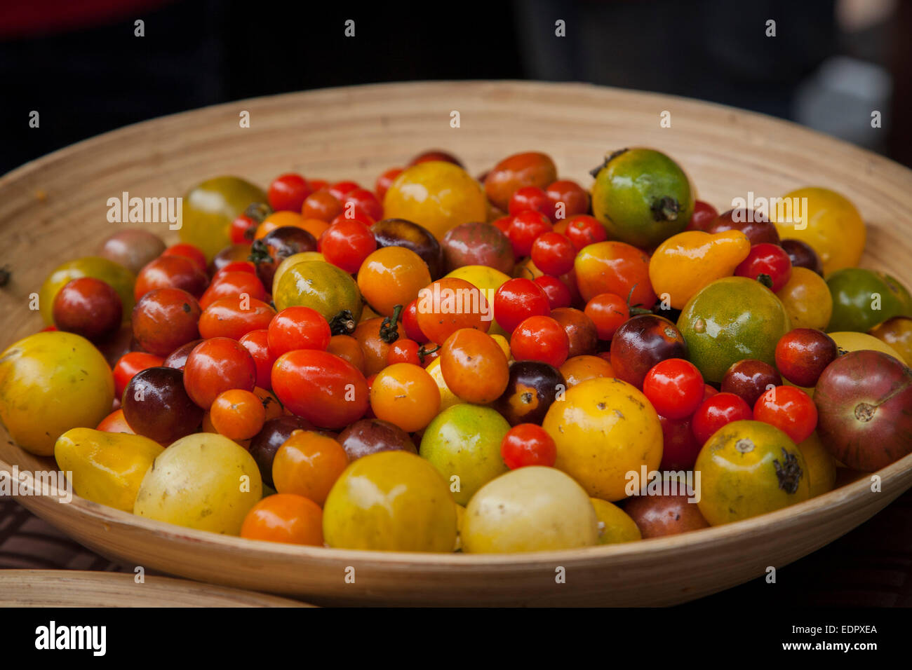 Heirloom tomatoes at the Des Moines farmer's market Stock Photo Alamy