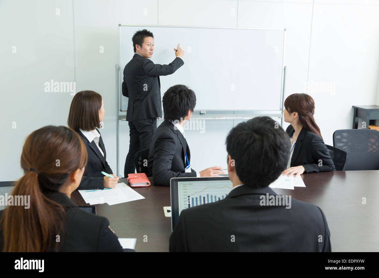 Business People in Meeting Stock Photo