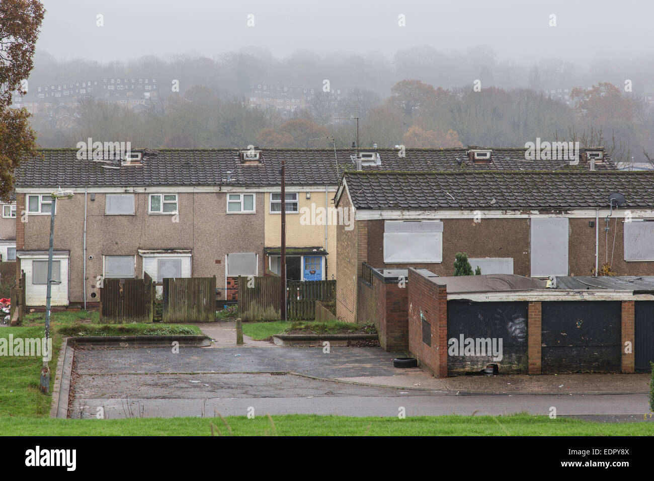 Ley Hill housing estate awaiting for demolition 2015, Birmingham