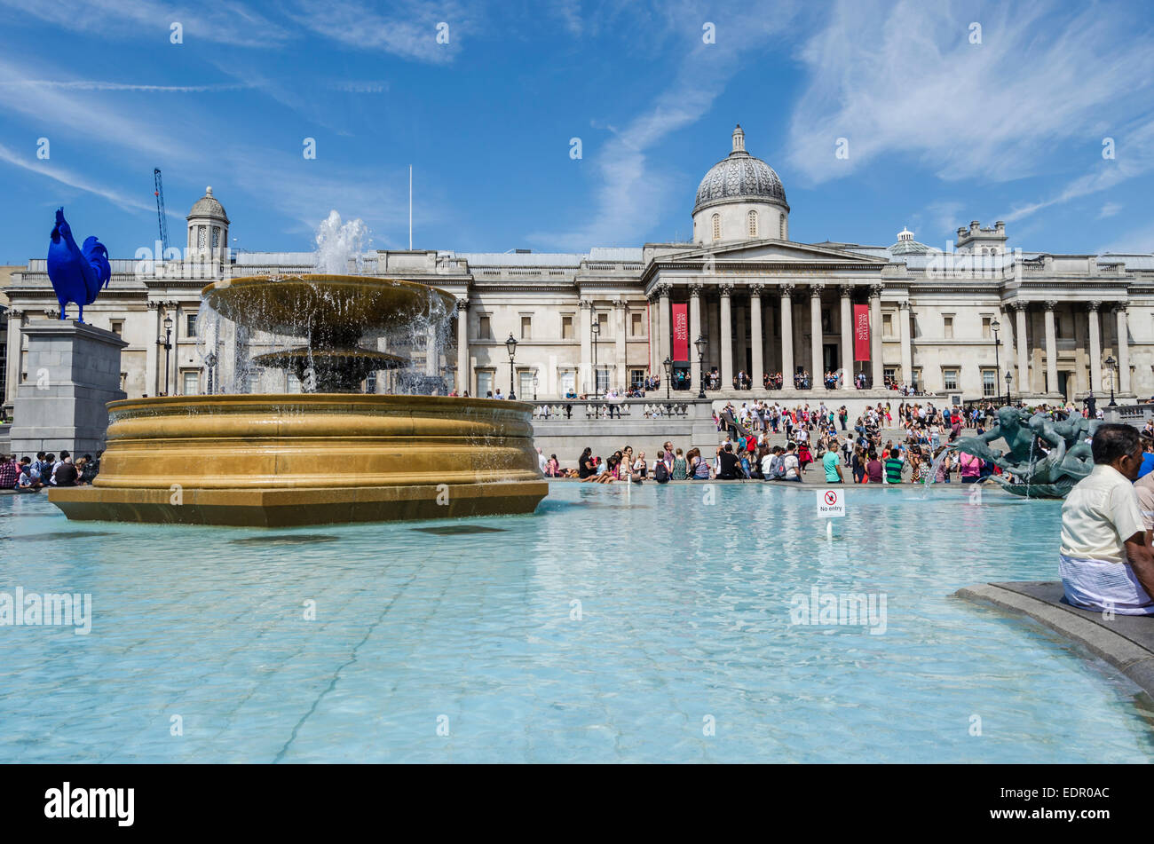 Trafalgar Square, London, UK Stock Photo