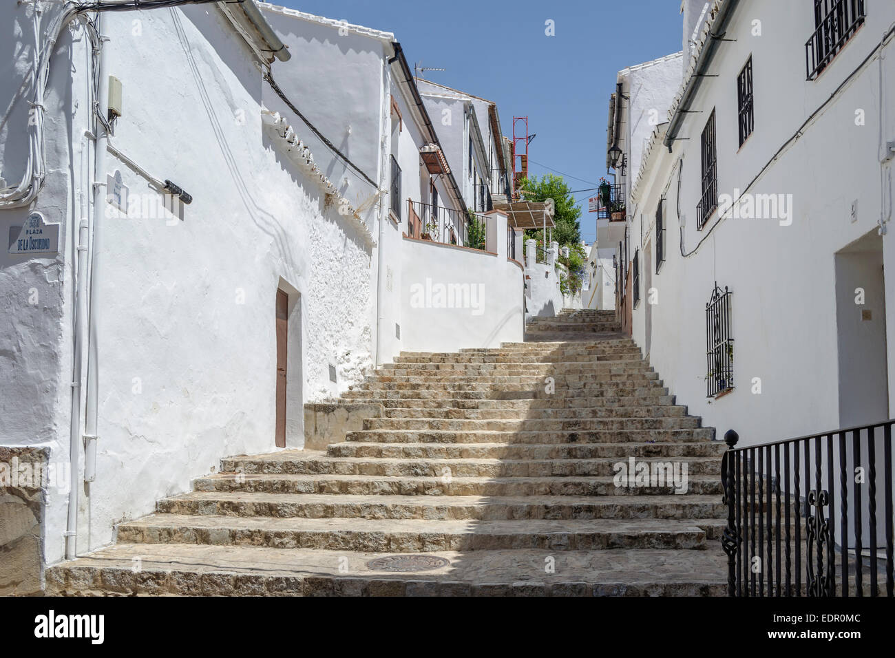 White Town of Ronda, Spain Stock Photo