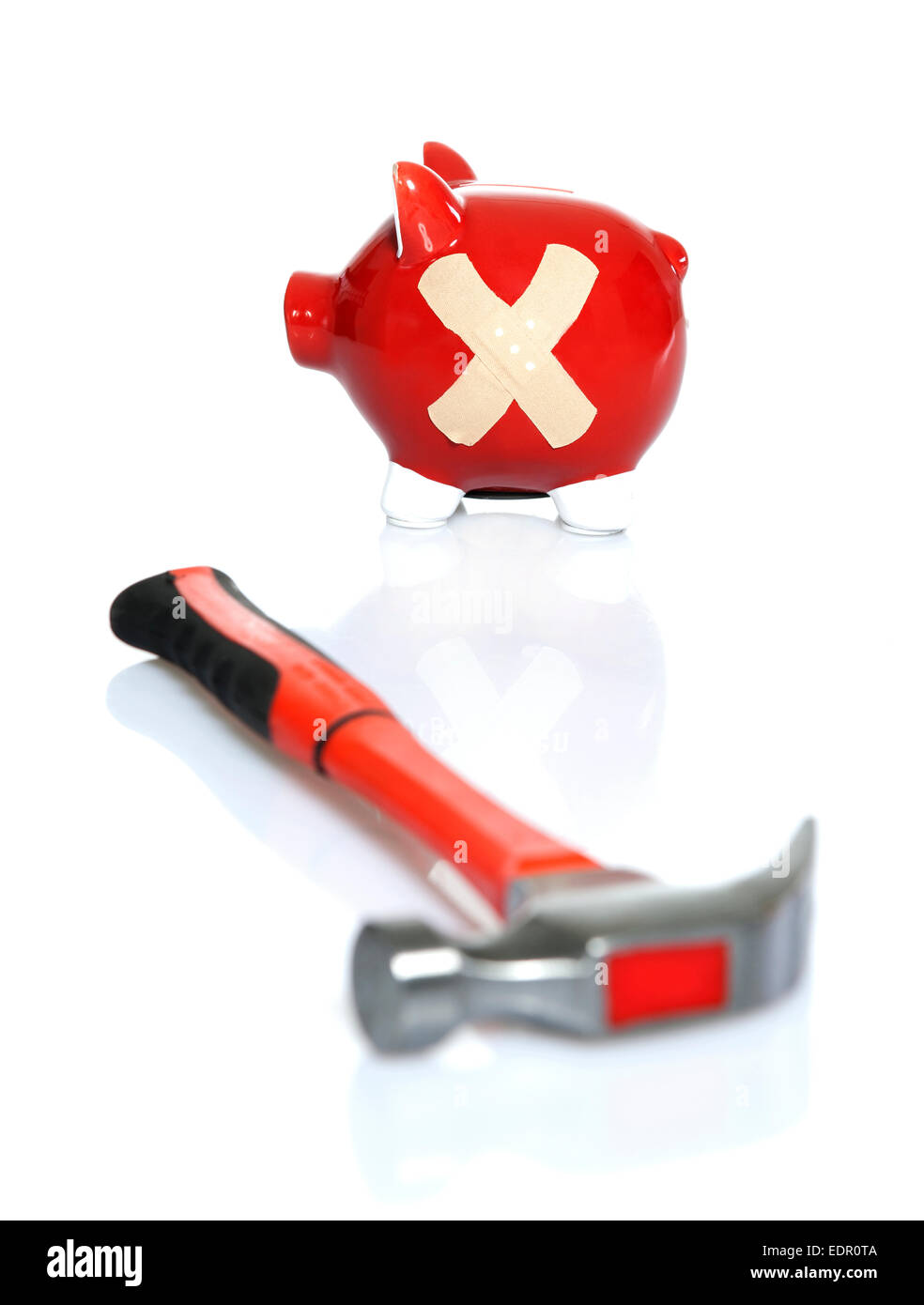 piggy bank on the white background. Financial concept Stock Photo - Alamy