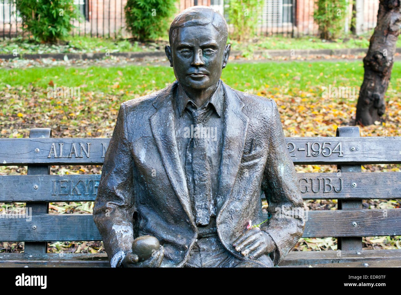 Alan Turing. Caricature of the British mathematician Alan Turing (1912-54).  In 1937 Turing described a theoretical computer (a Turing machine) in rigo  Stock Photo - Alamy