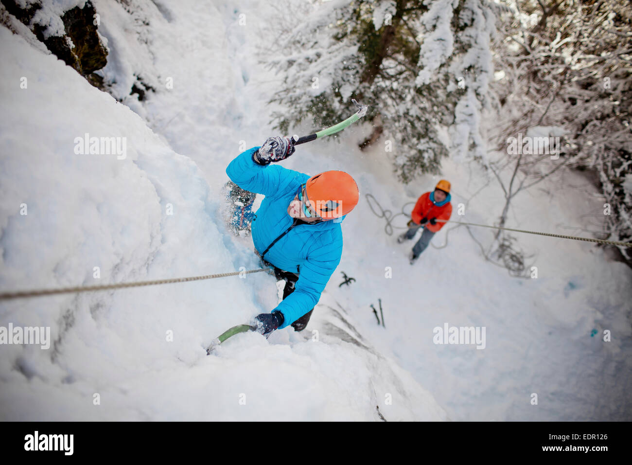 Ice climbing hi-res stock photography and images - Alamy