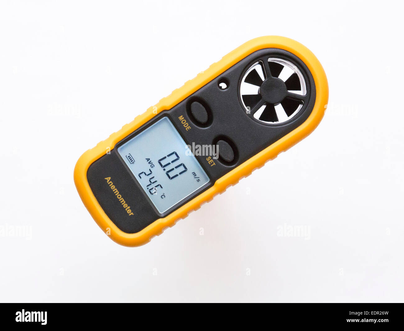 UK STOCK Temperature Handheld Meter Mini Digital Anemometer Wind Speed 