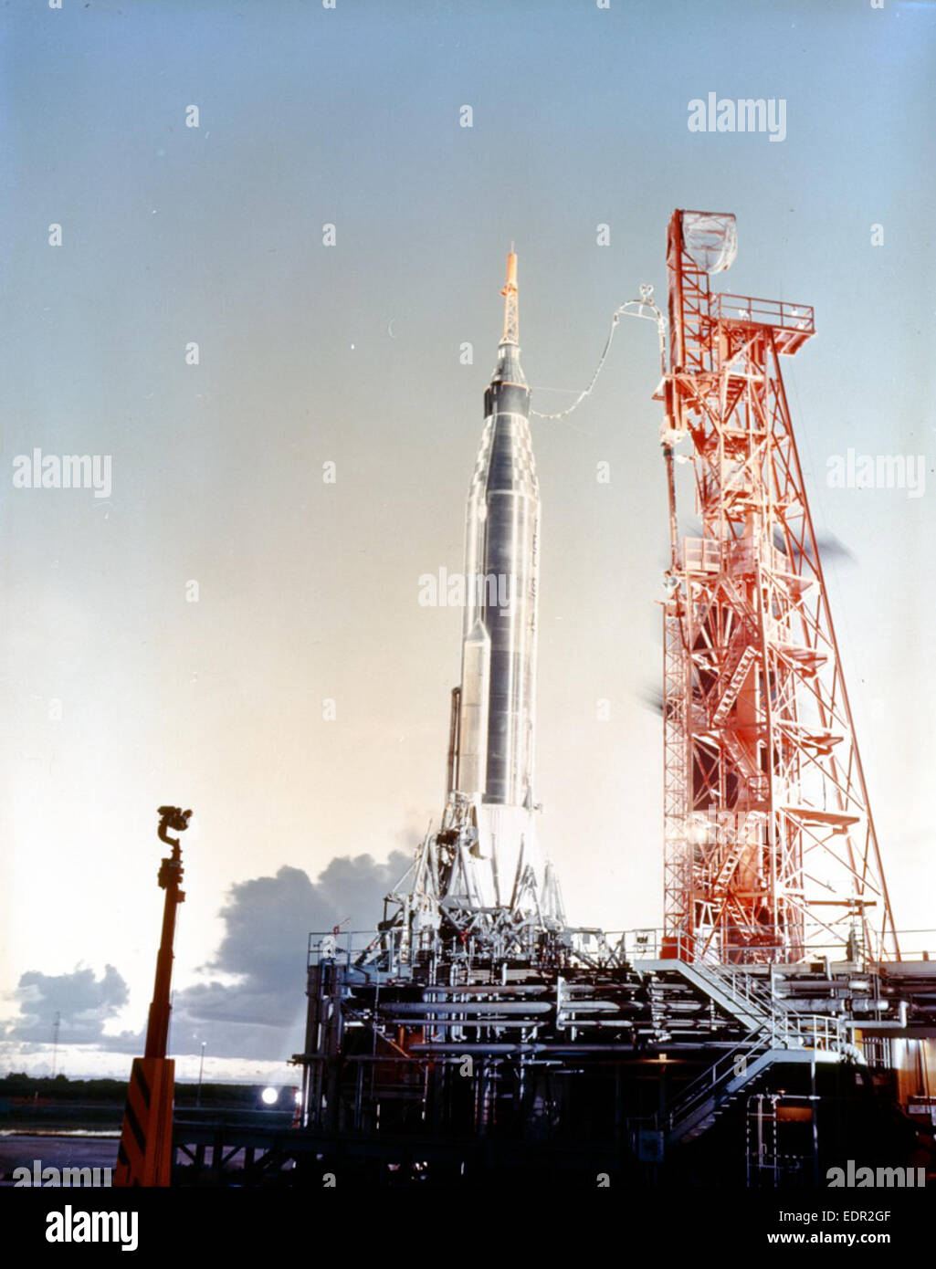 A prelaunch image of Mercury-Atlas 8 (MA-8), part of NASA’s early human ...