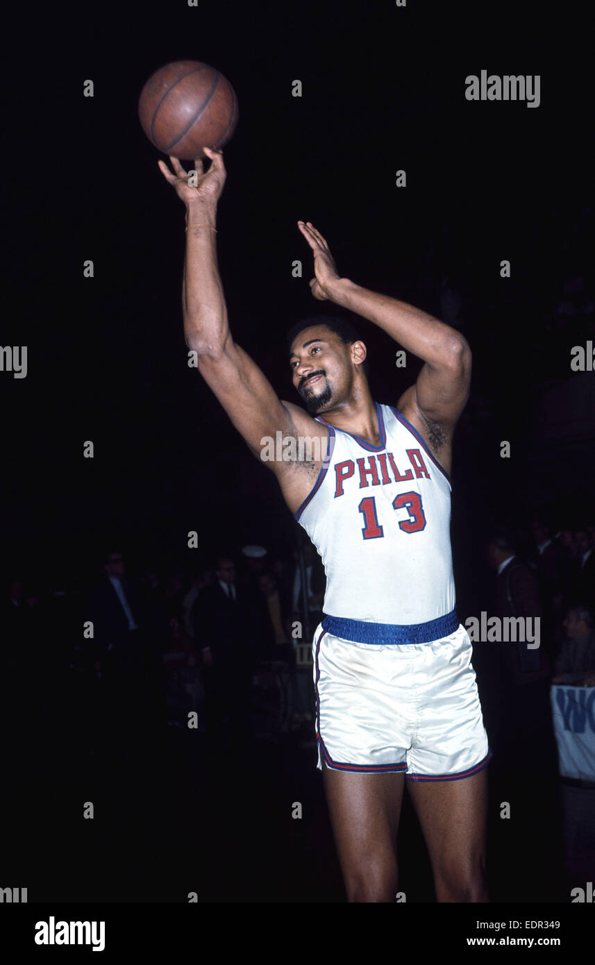 wilt chamberlain sixers jersey