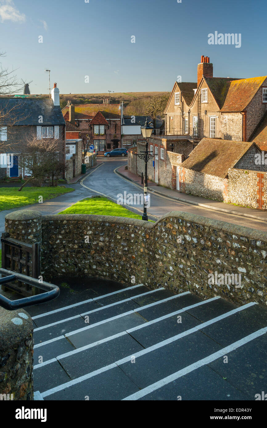 Afternoon in Rottingdean village, East Sussex, England. Stock Photo