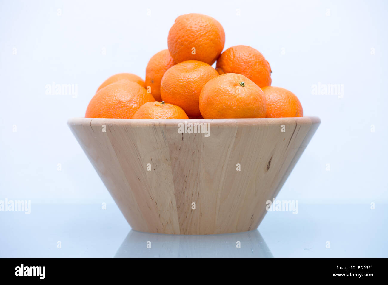 Oranges closeup fruit basket Stock Photo