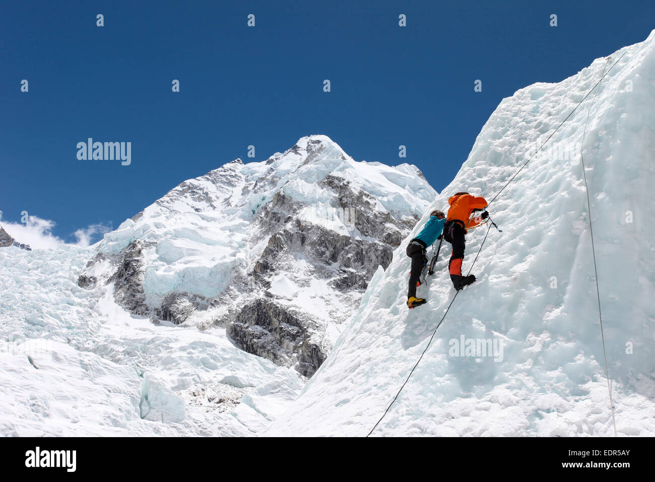 Everest Mountaineers - Nepal Stock Photo - Alamy