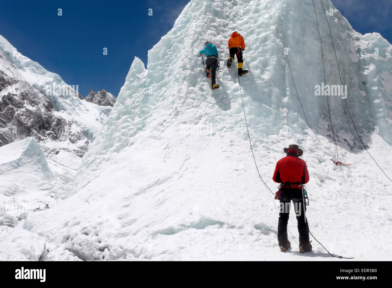 Everest Mountaineers - Nepal Stock Photo - Alamy