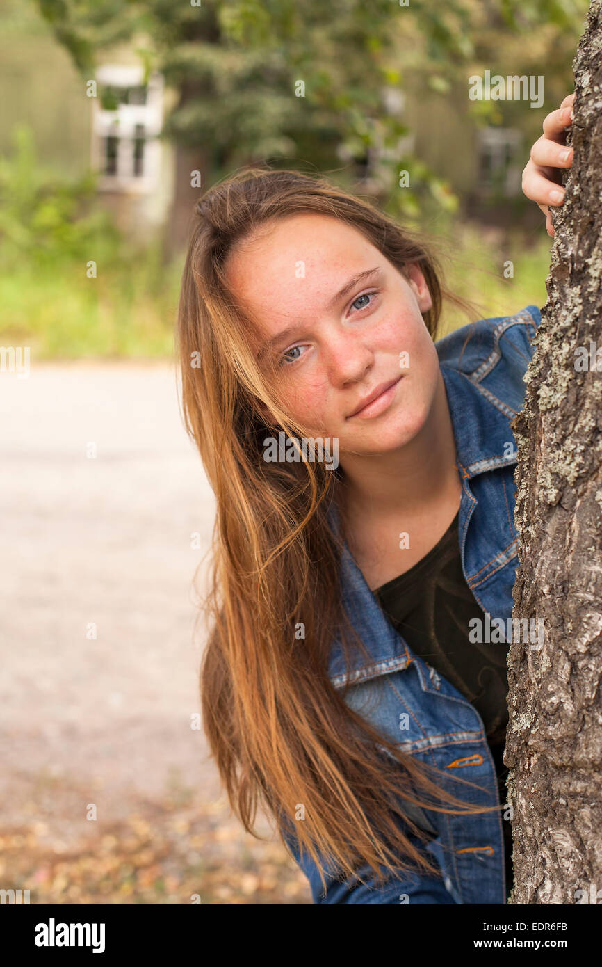 Long Haired Teenager Stock Photos Long Haired Teenager Stock