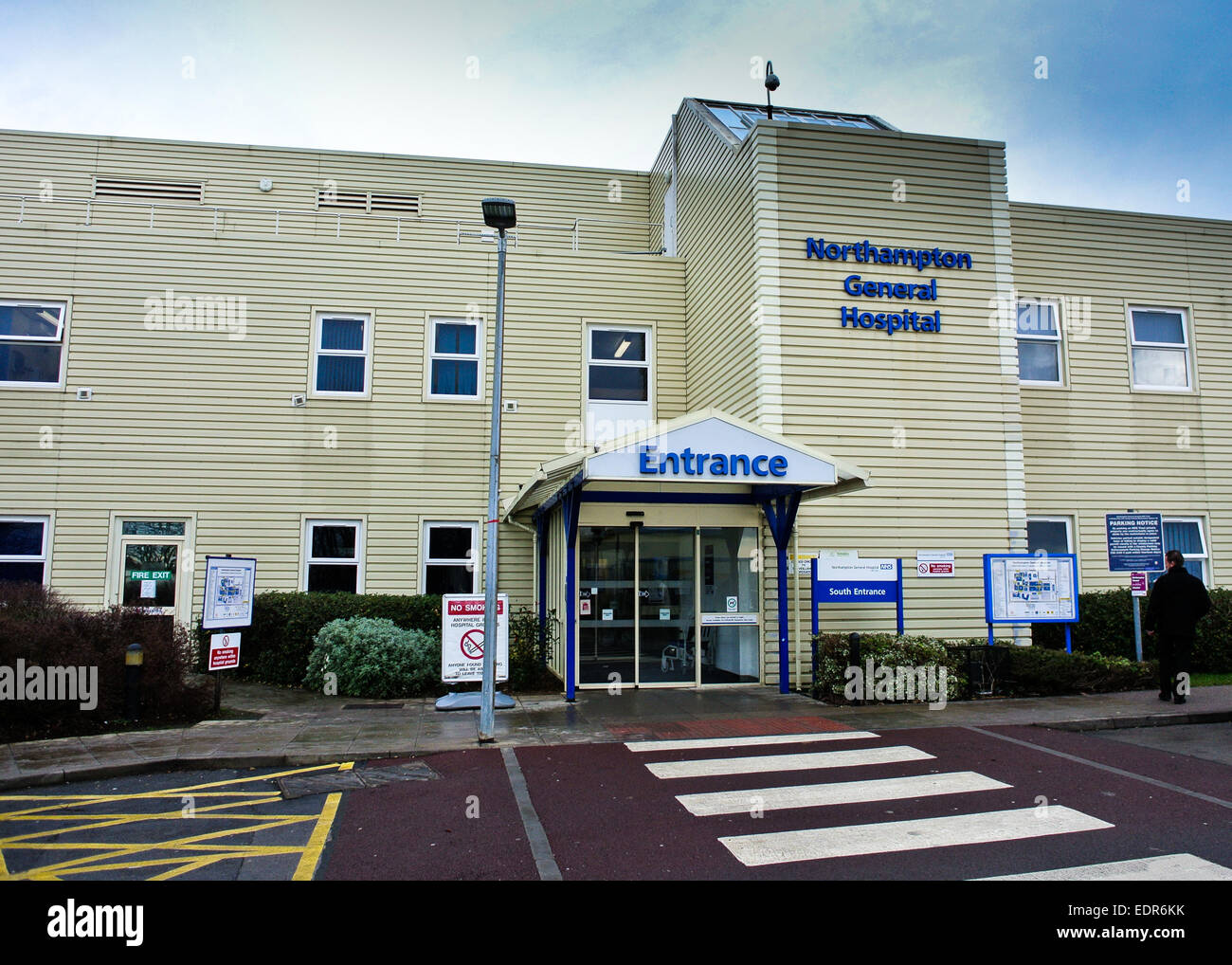 Northampton General Hospital entrance Stock Photo Alamy