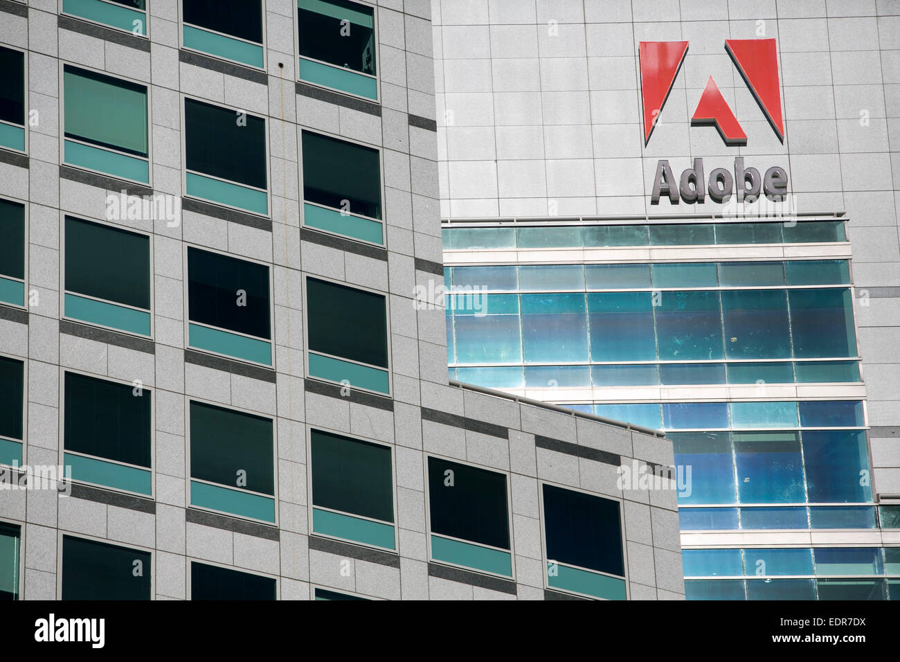 The headquarters of Adobe Systems in San Jose, California Stock Photo Alamy