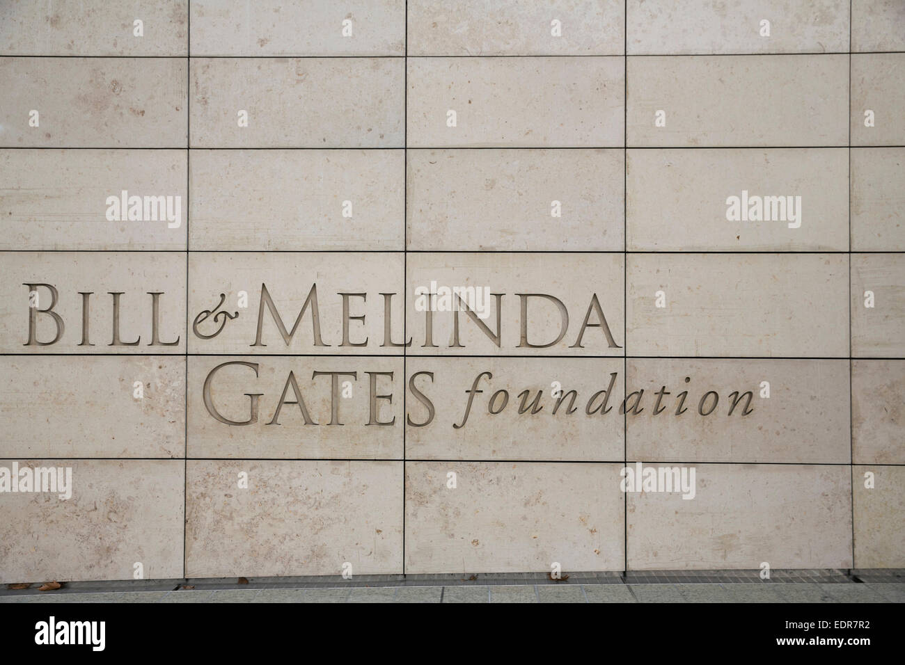 The headquarters of the Bill & Melinda Gates Foundation in Seattle, Washington. Stock Photo
