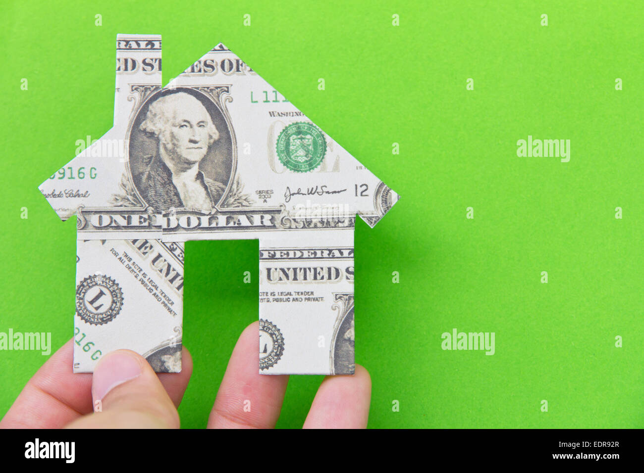 banknote house icon Stock Photo - Alamy