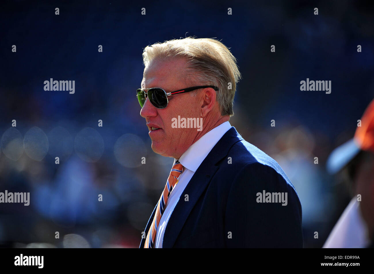 John Elway, Denver Broncos quarterback in 1998 AFC Championship Stock Photo  - Alamy