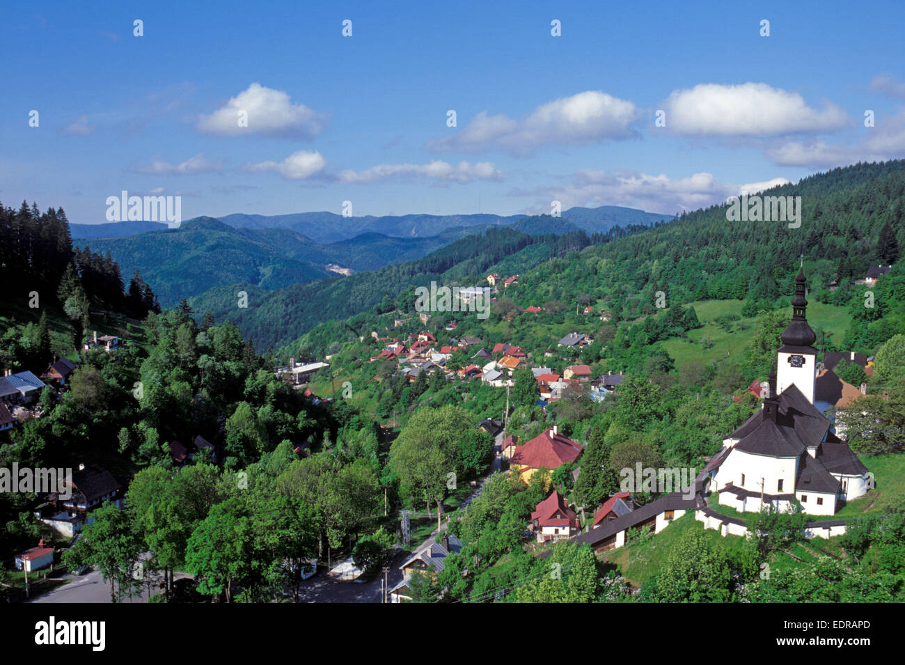 Spania Dolina village, Slovakia Stock Photo - Alamy
