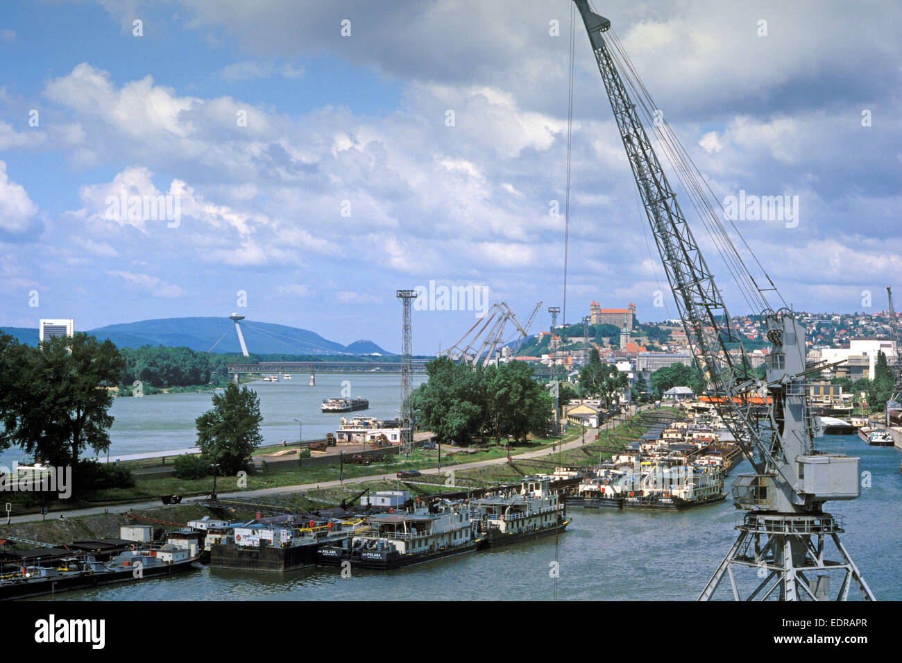 Bratislava, port, Slovakia Stock Photo - Alamy