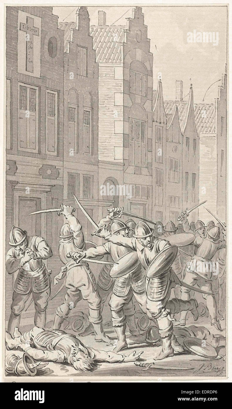 1 december 1417, Jacobus Buys, 1786 - 1788 Stock Photo