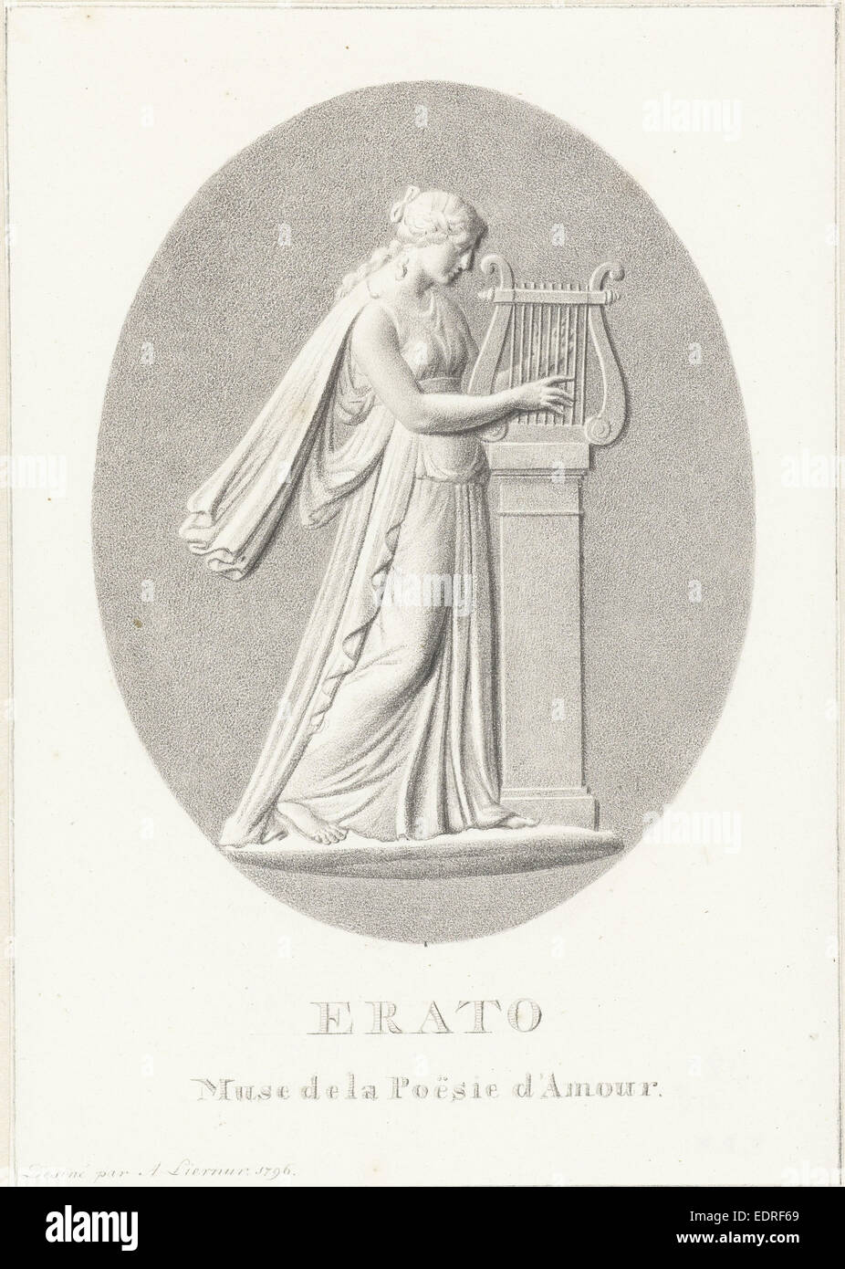Erato, Alexander Liernur, 1796 Stock Photo