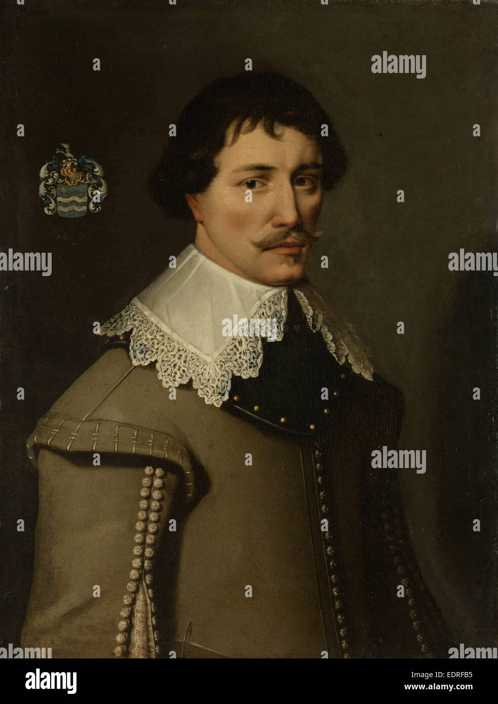 Portrait of Nicolaas de Witte (1603-29), Anonymous, 1629 Stock Photo