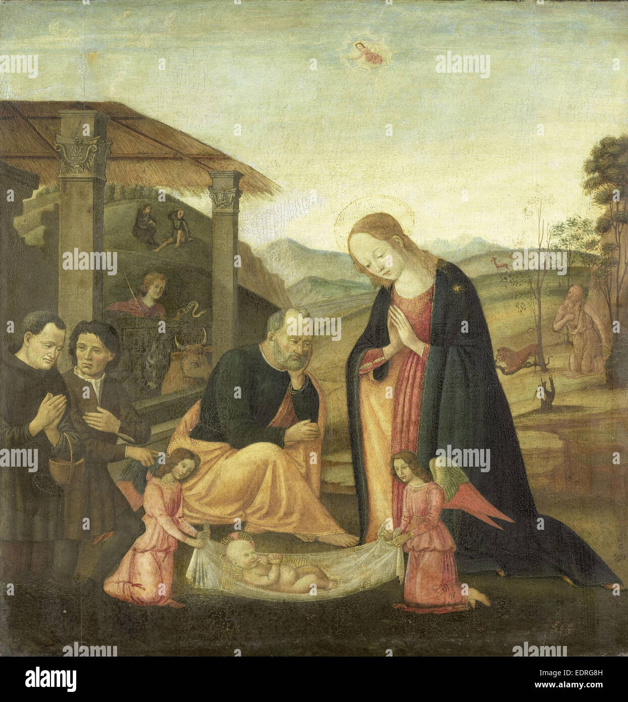 Adoration of the christ child hi-res stock photography and images - Alamy