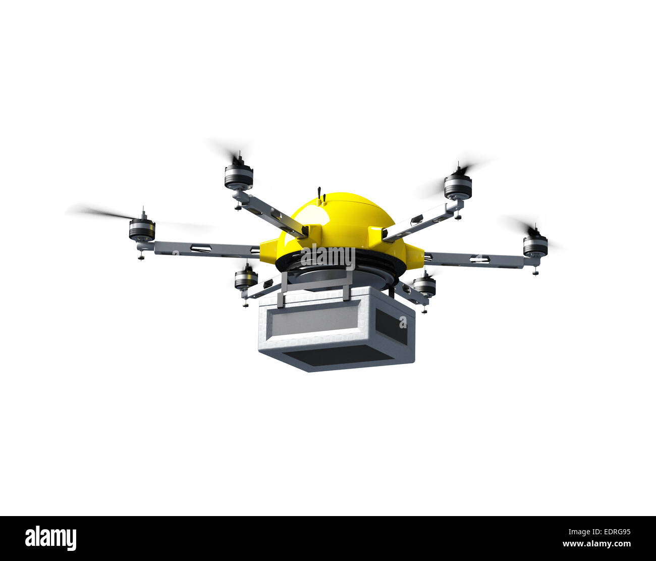 3d image futuristic delivery drone hi-res stock photography and images ...
