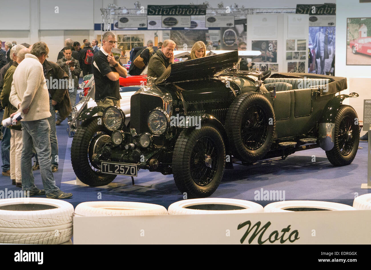 London, UK. 08th Jan, 2015. London Classic car show at Excel London. Vintage Bentley. Credit:  Martyn Goddard/Alamy Live News Stock Photo