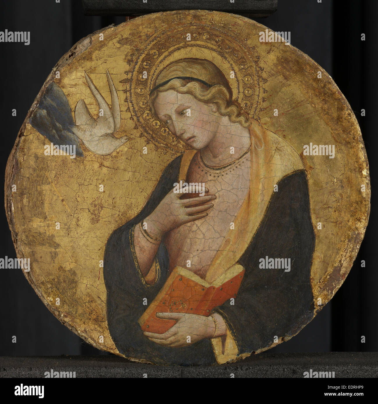 Virgin Annunciate, attributed to Lorenzo di Niccolò, c. 1392 - c. 1412 Stock Photo