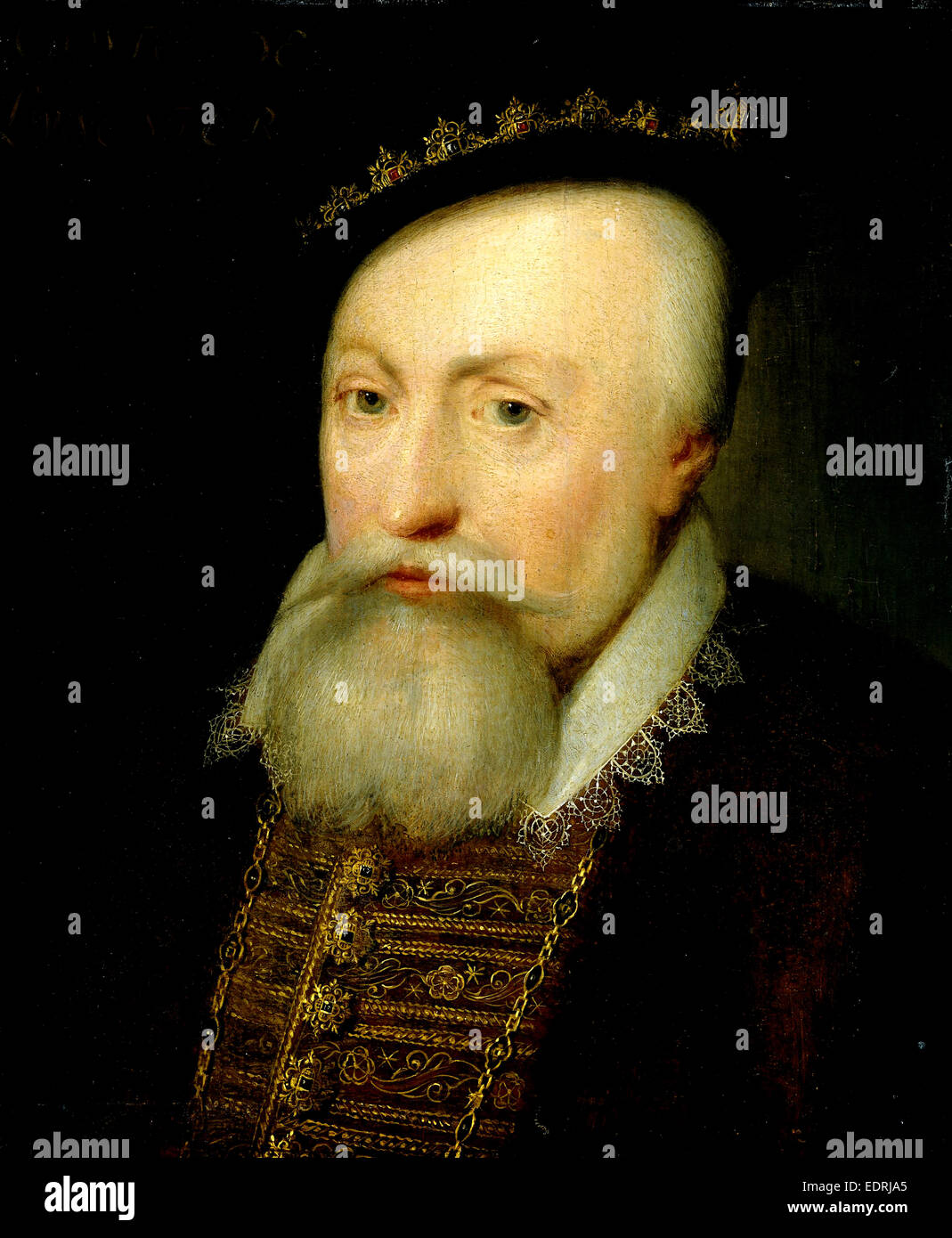 Portrait of Robert Dudley, Earl of Leicester, workshop of Jan Antonisz van Ravesteyn, c. 1609 - c. 1633 Stock Photo