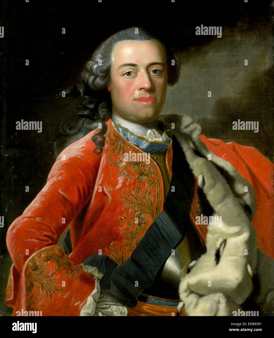 Portrait of William IV, Prince of Orange, Anonymous, c. 1750 Stock Photo