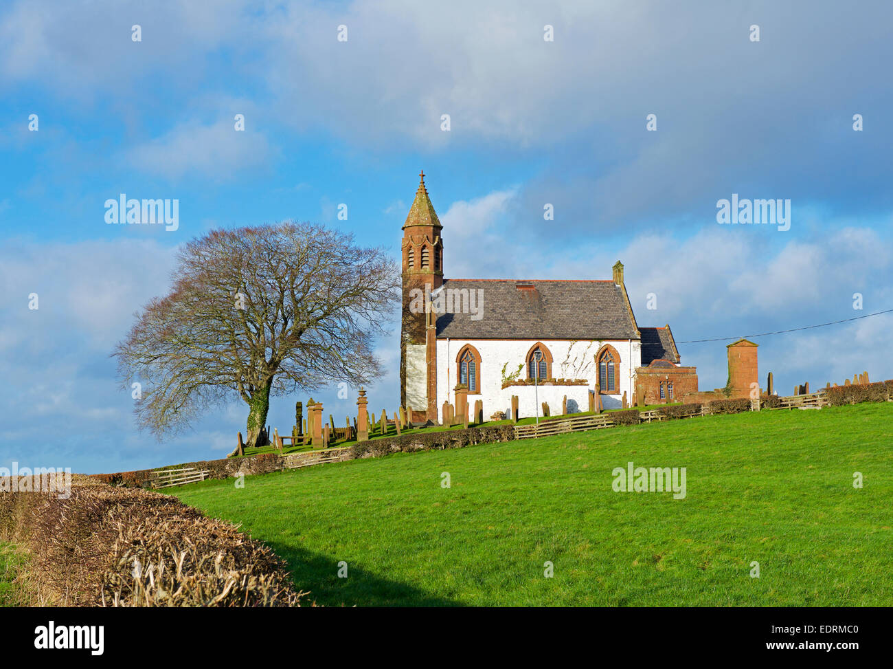 Mouswald Church, Dumfries & Galloway, Scotland UK Stock Photo