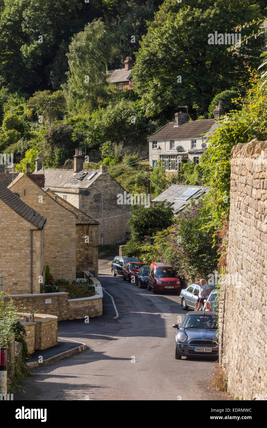 High Street of Chalford Village, Gloucestershire, UK Stock Photo Alamy