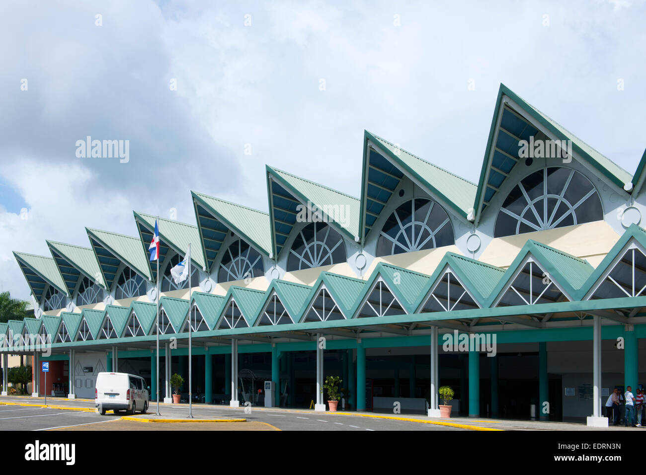Dominikanische Republik, Halbinsel Samana, Flughafen Samana Stock Photo