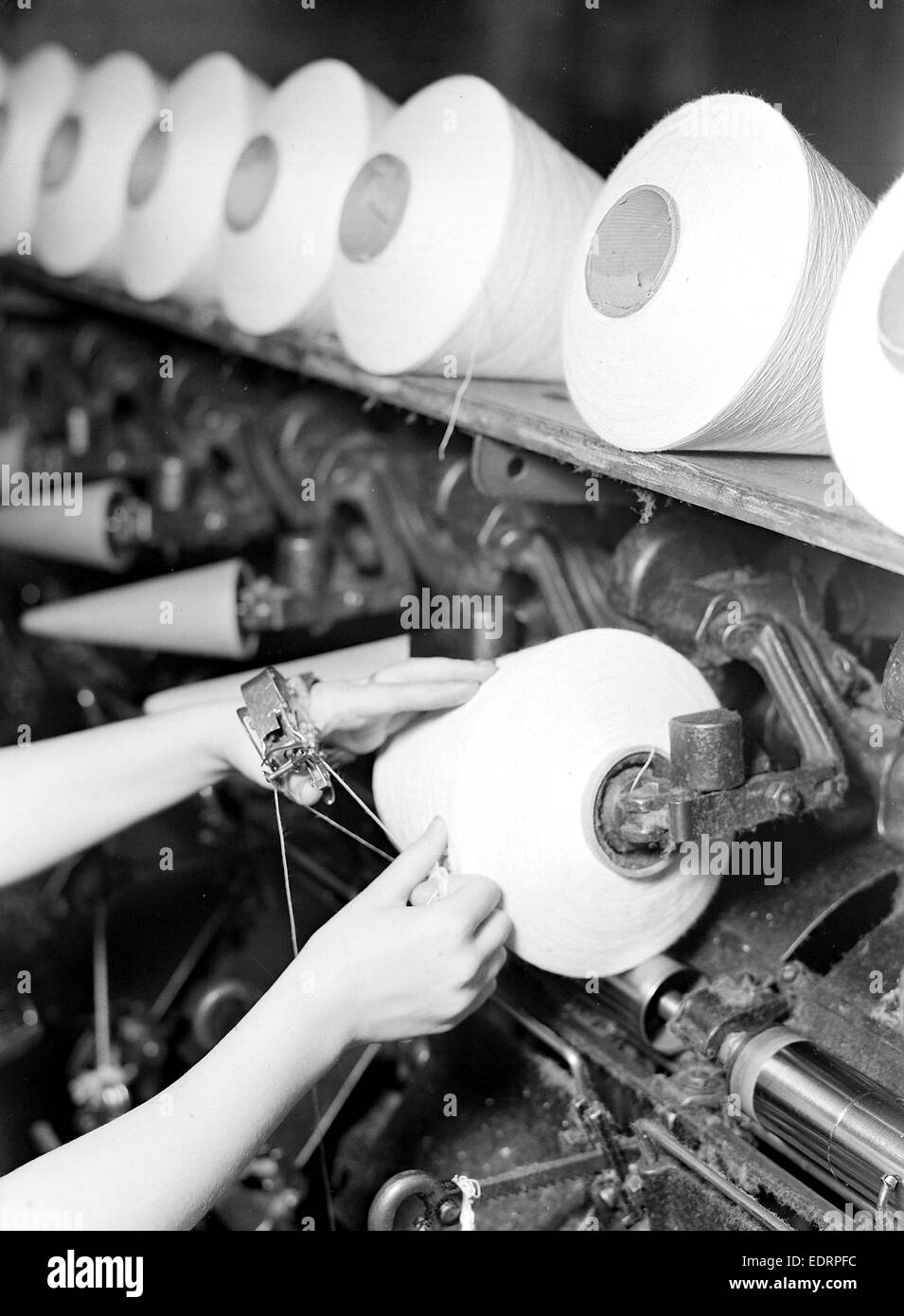 High Point, North Carolina Textiles. Pickett Yarn Mill. Winder